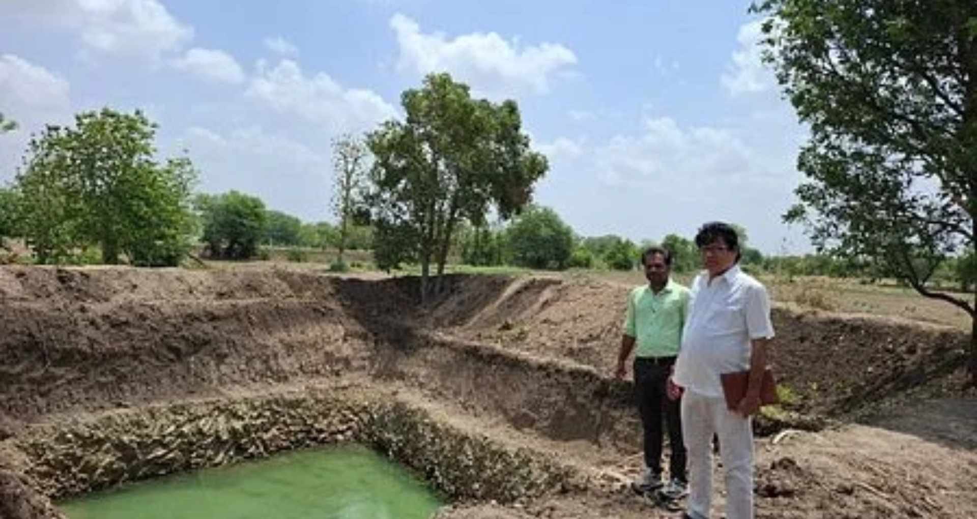 1491 farm ponds and 2519 dugwells recharged through Jal Ganga Samvardhan Abhiyan