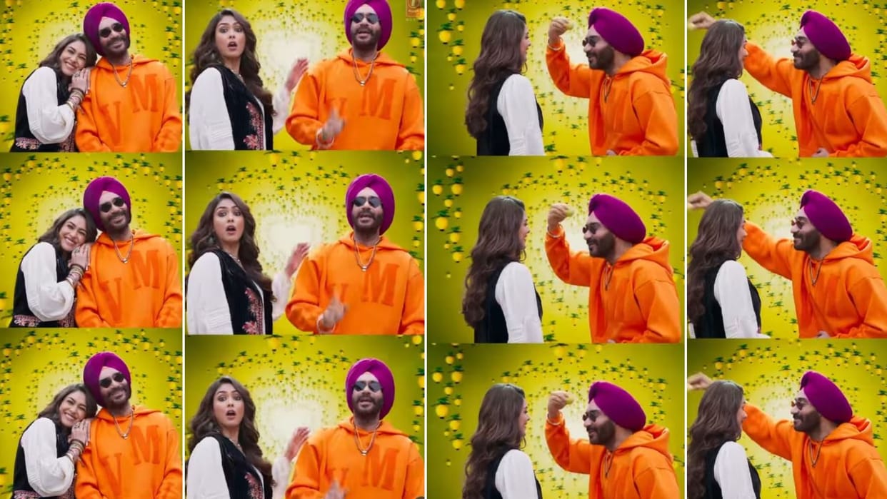 Nazar Battu Song Out of Son of Sardaar 2 movie Ajay Devgn and Mrunal Thakur Jubin Nautiyal
