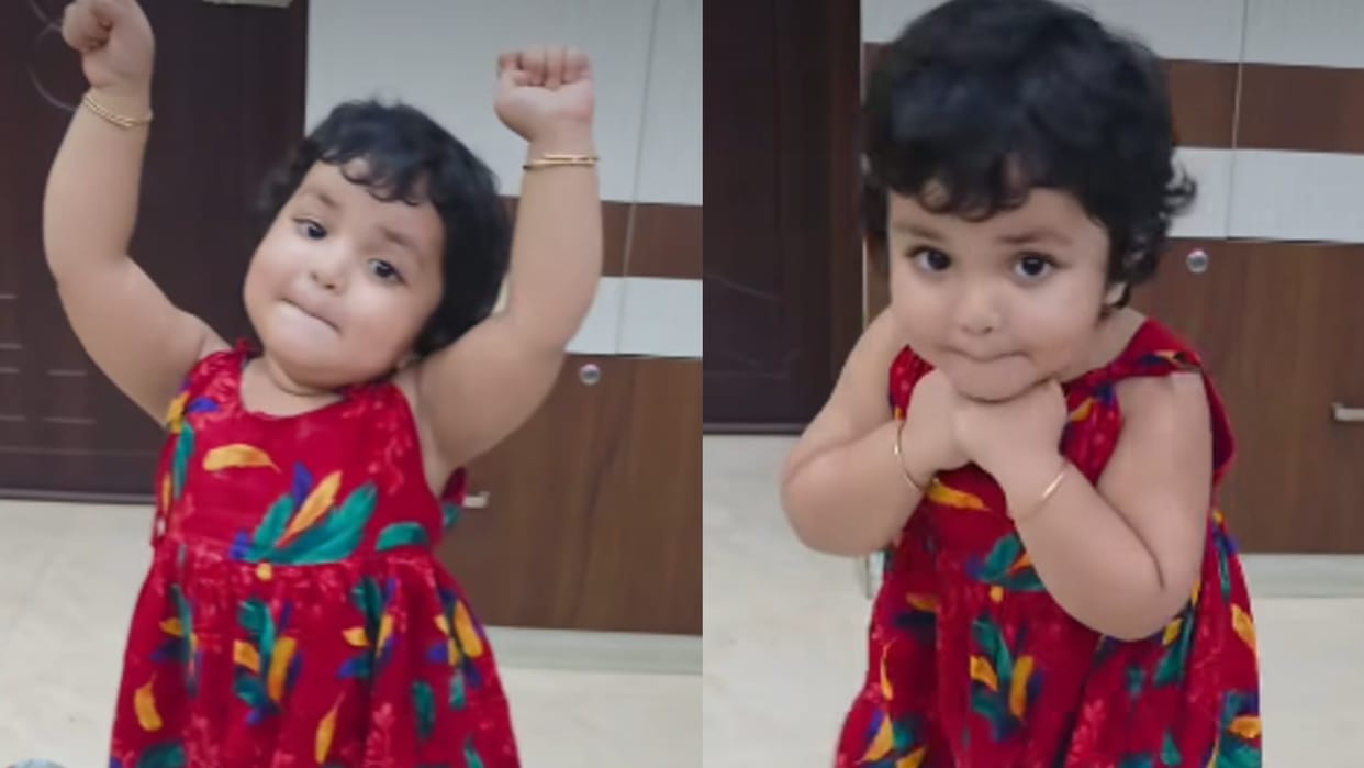Viral Video Little Girl Dancing On bengali song Whatch Dance Video