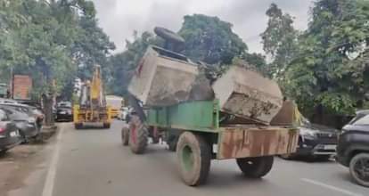 अशोक नगर में अतिक्रमण के खिलाफ बड़ी कार्रवाई