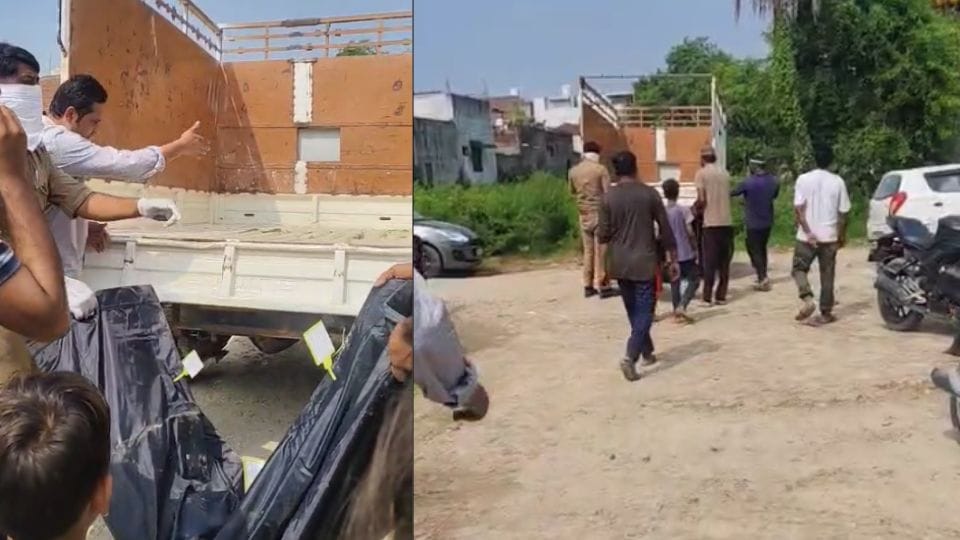 decomposed body of young man was found hanging from rope in a naked state in Ghaziabad