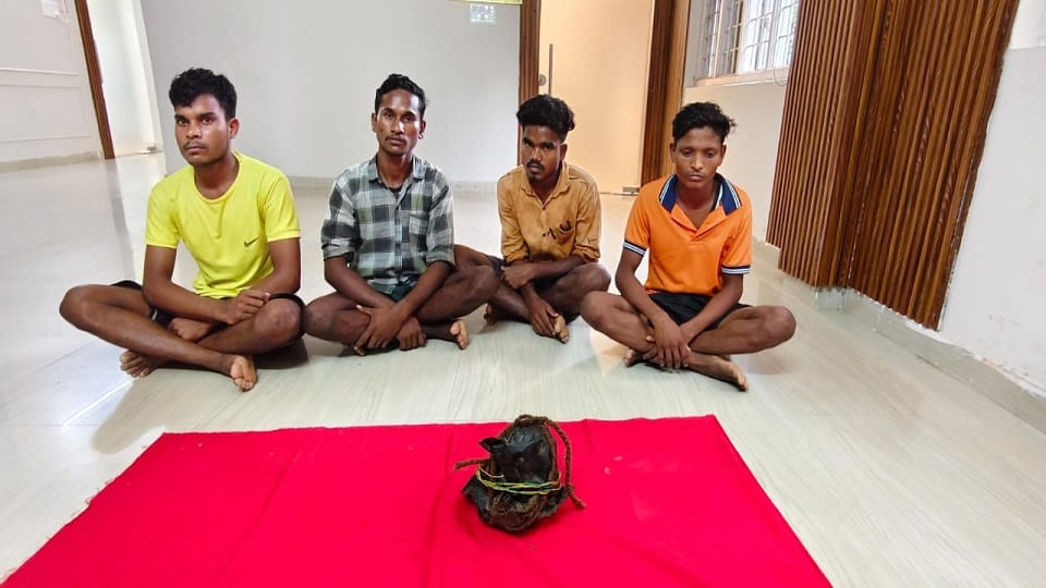 Four active Naxalites arrested in Jagargunda area tiffin bomb recovered in Sukma