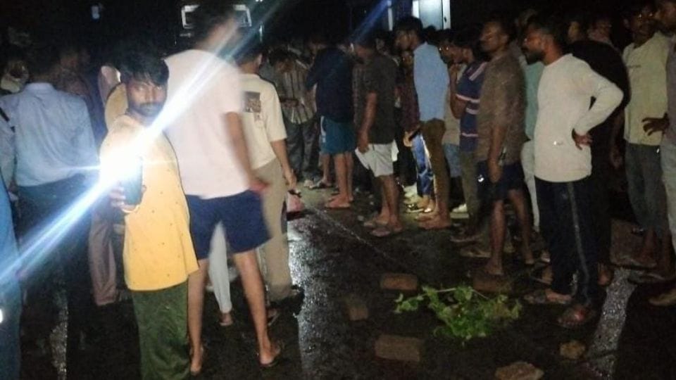 Two bike riders died after being hit by a high speed heavy vehicle in Korba