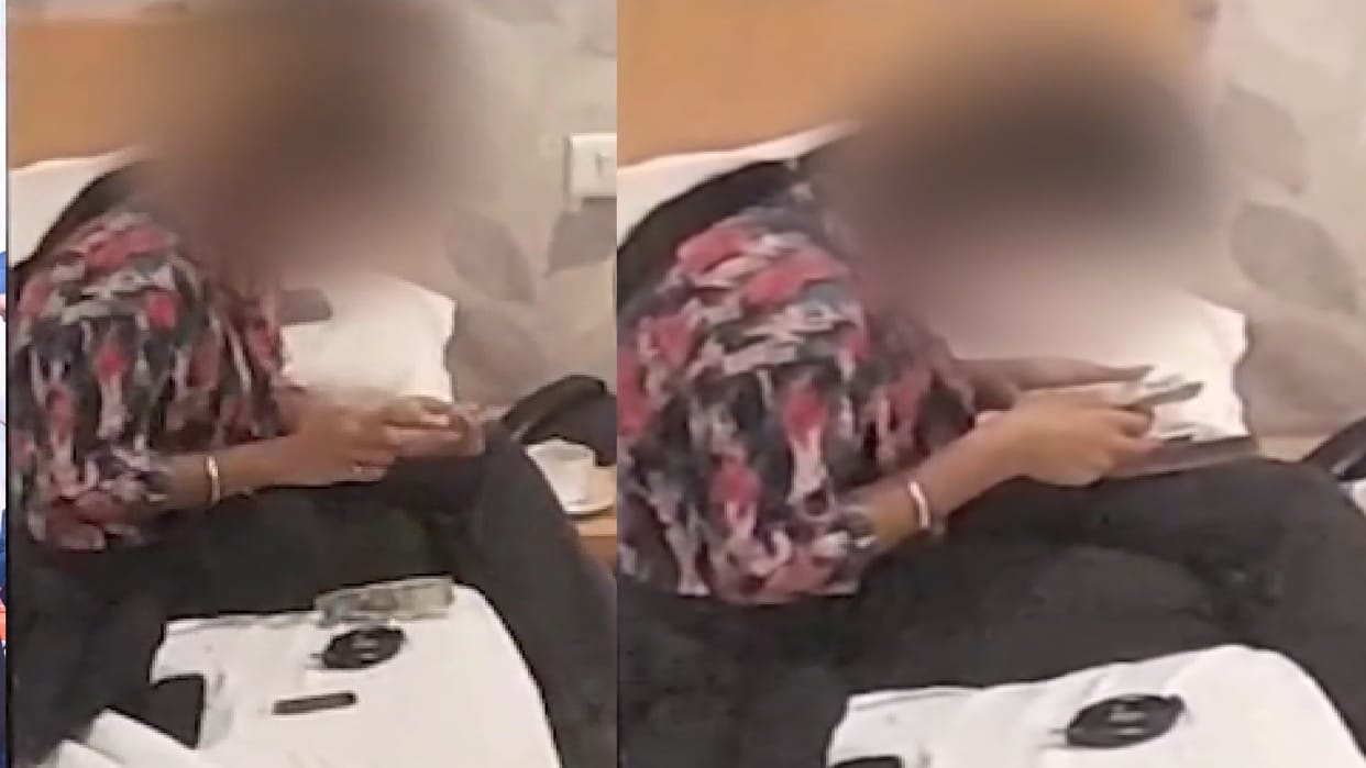 Video of a girl taking drugs in a hotel in Raipur goes viral, police starts investigation
