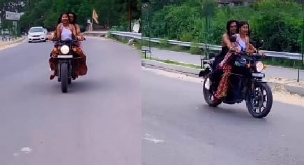 Kanpur Bloggers Vani and Krishna are obsessed with love they break traffic rules police start investigation