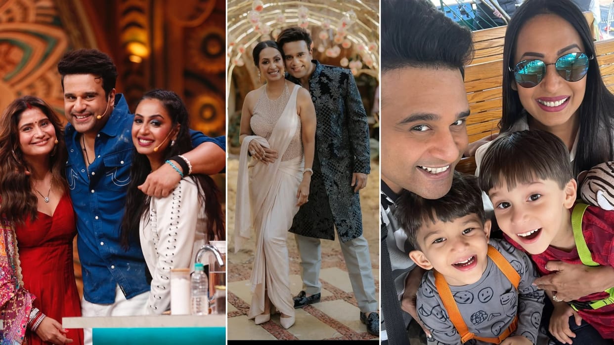arti singh wishes bhaiya krushna abhishek and bhabhi kashmera shah 13th happy anniversary