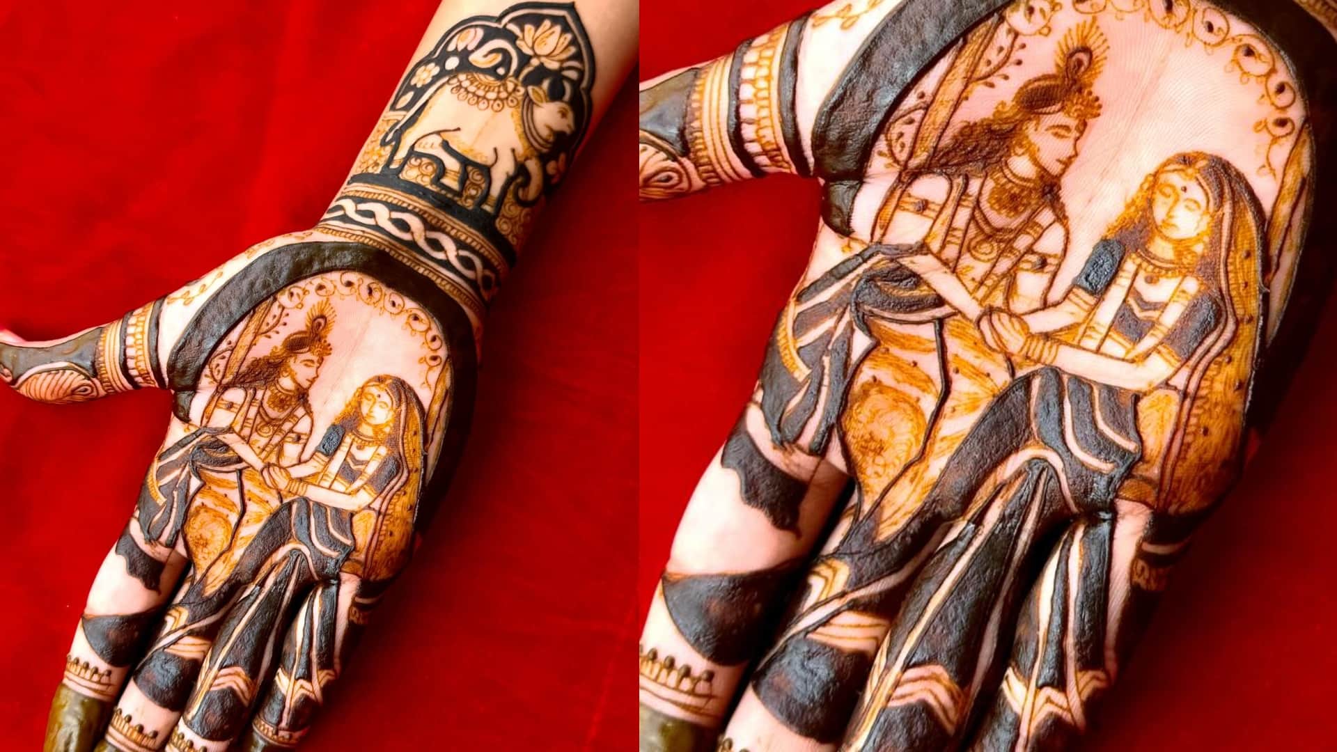 Hariyali Teej 2025 mehndi for front hand hariyali teej special mehndi ideas for women