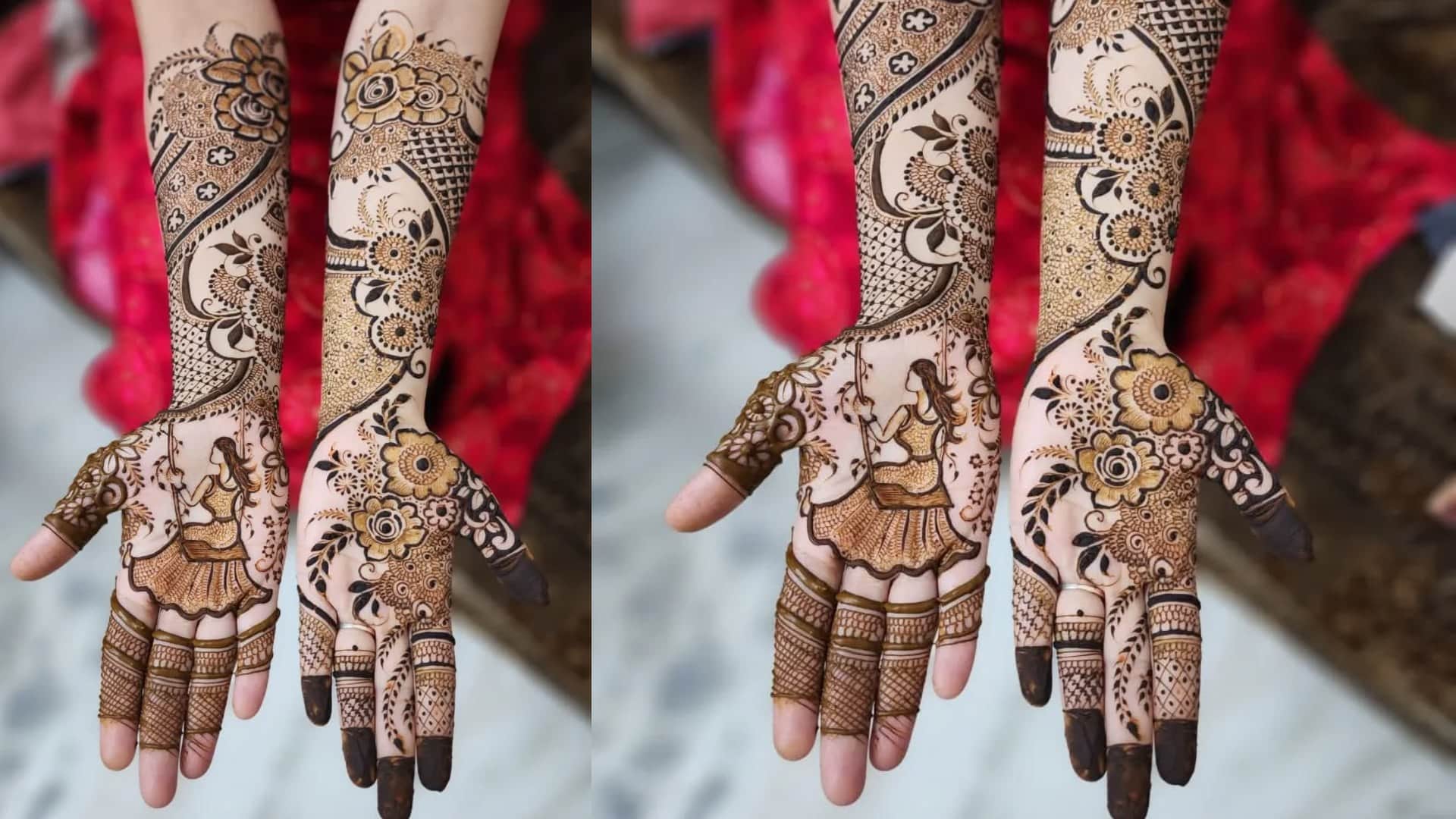 Hariyali Teej 2025 mehndi for front hand hariyali teej special mehndi ideas for women
