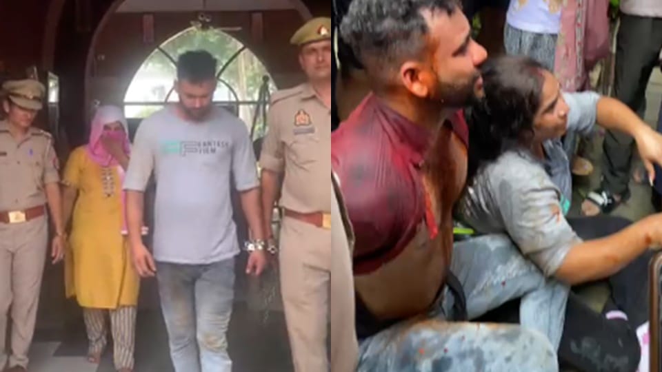 Mordabad: She left her job 15 days ago, then went to steal, people tied her up and beat her up
