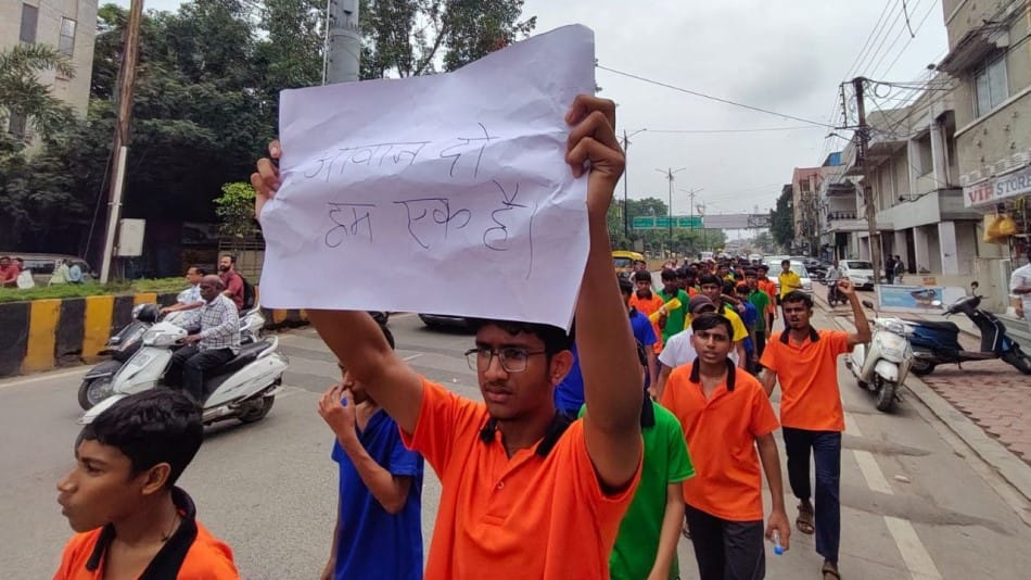Indore news: Students walk 15 km to complain about crumbling school and abusive principal