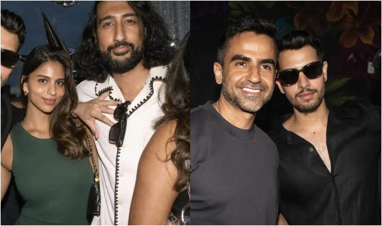 suhana khan agastya nanda party new york event with tesher rysa pandey archies stars together again