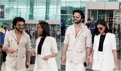 tara sutaria veer pahariya together at mumbai airport video viral see netizens reaction