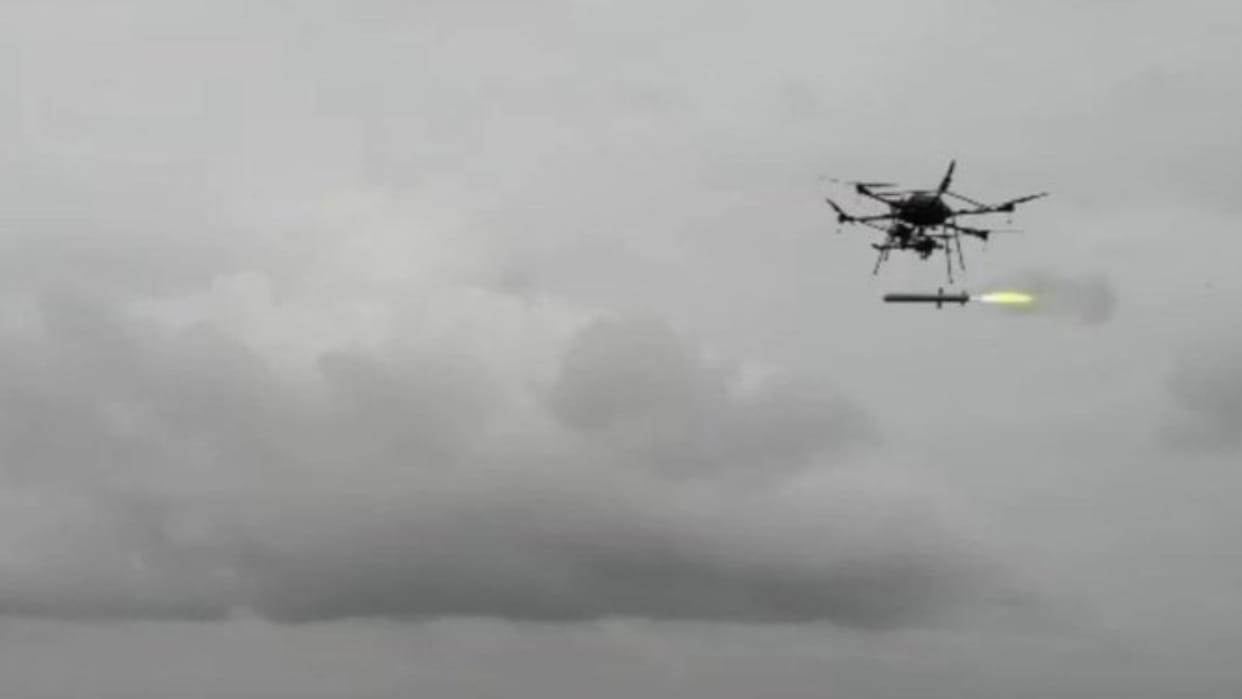 India has conducted successful flight trials of UAV Launched Precision Guided Missile -V3