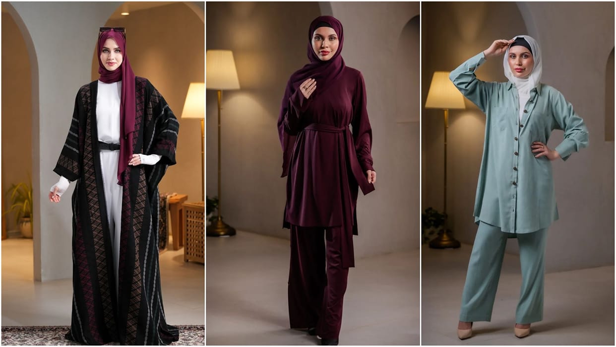 Summer Outifits Of Muslim Modest Fashion Abaya And Co-ord Set Collection