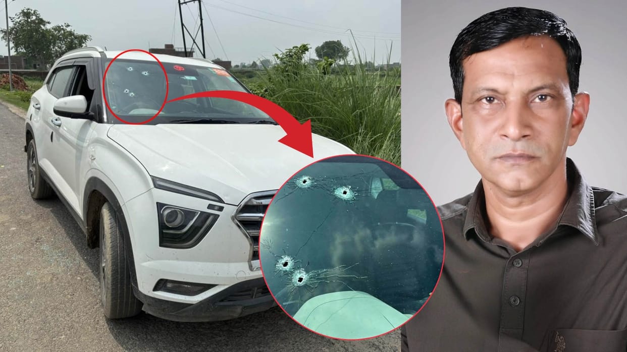 Aligarh BJP leader murder Who was he came from dirt roads committed murder and left car was started AC on
