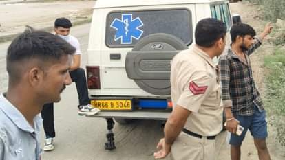 घटनास्थल पर पहुंची पुलिस की टीम