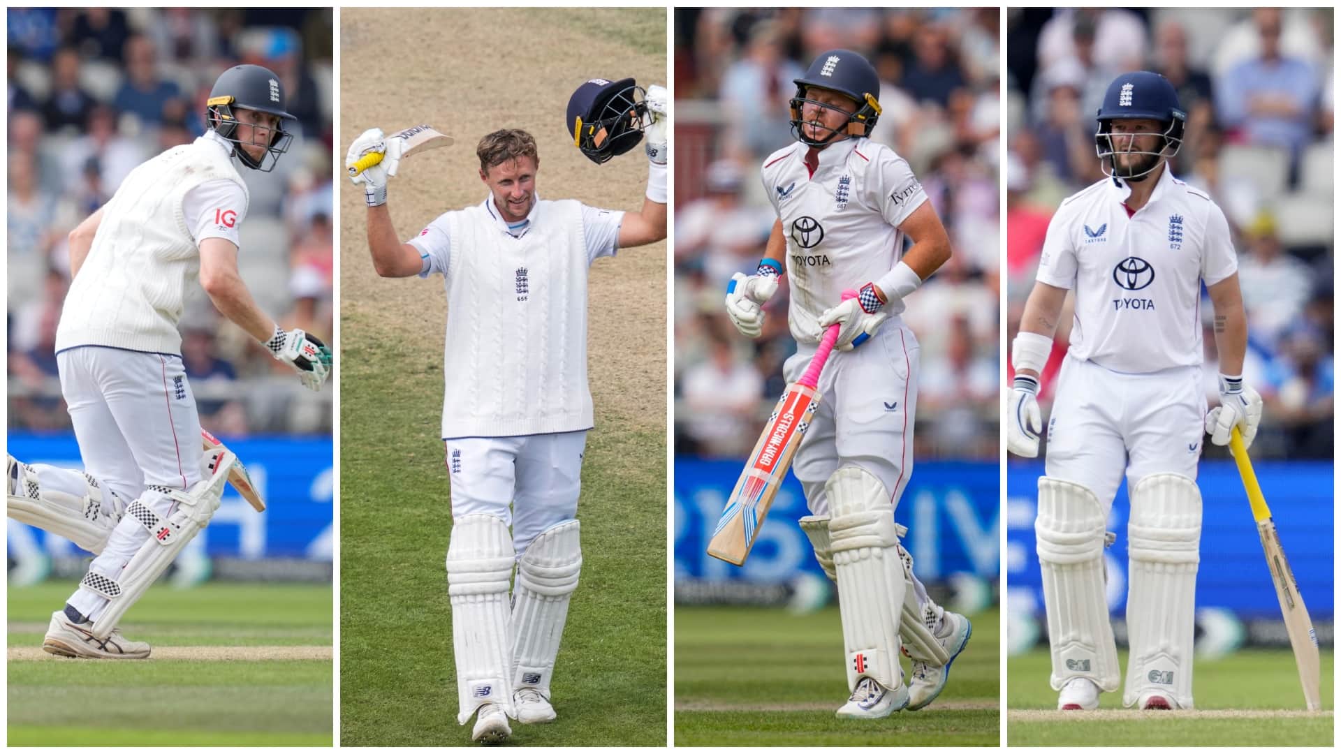IND vs ENG 4th Test 2025 England Top-4 Score 70 Plus Together After 77 Years Stokes Record
