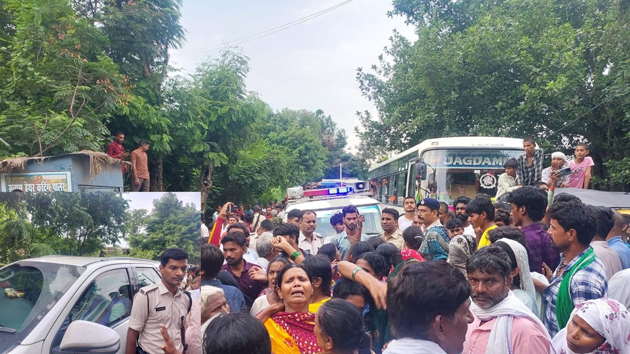 Bihar: Chaos after the death of a youth injured in a fight, former CM Jitan Ram Manjhi stuck in road jam