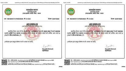 MP Viral News: Man Earns Just 3Rupee a Year Monthly Income Only 25 Paise as per Official Certificate