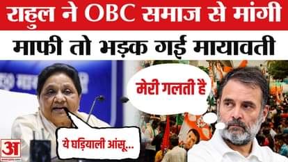 Mayawati Slams Rahul Gandhi Apology To OBC