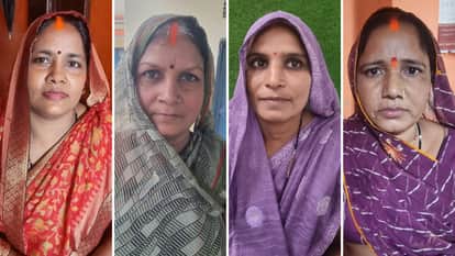 नीतू गुप्ता, चंदा देवी, रेखा देवी और मालती।