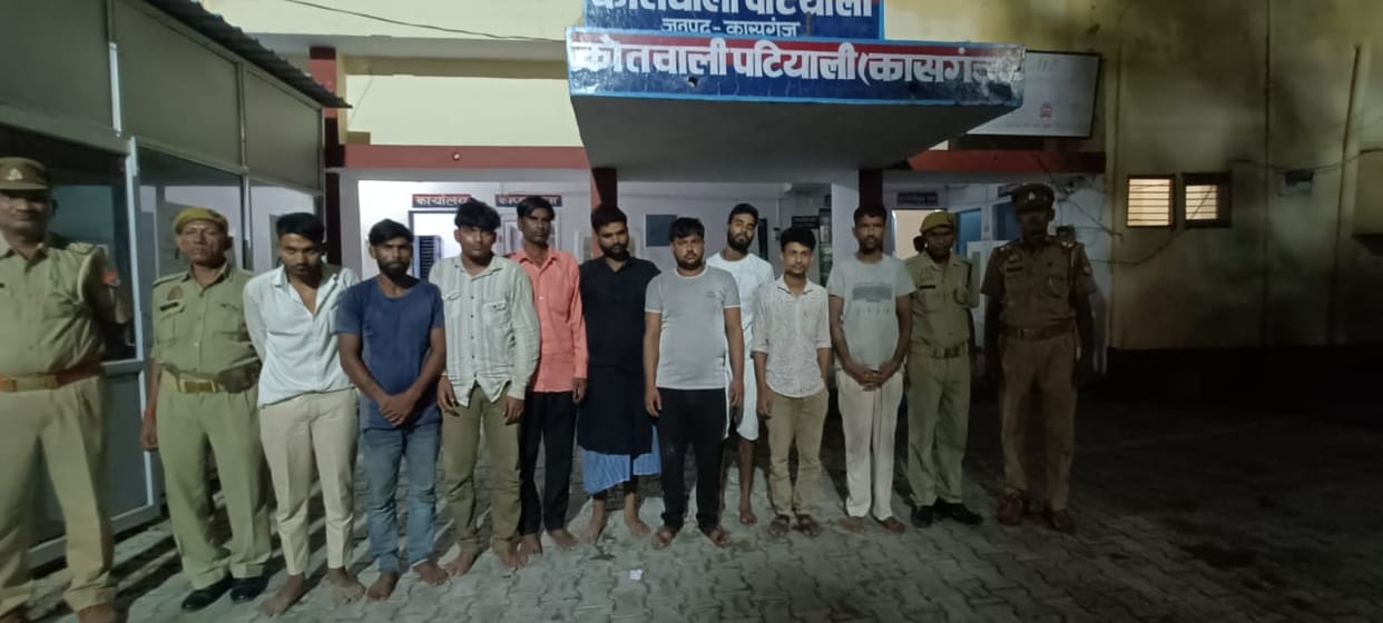 10 accused of cow slaughter arrested in encounter
