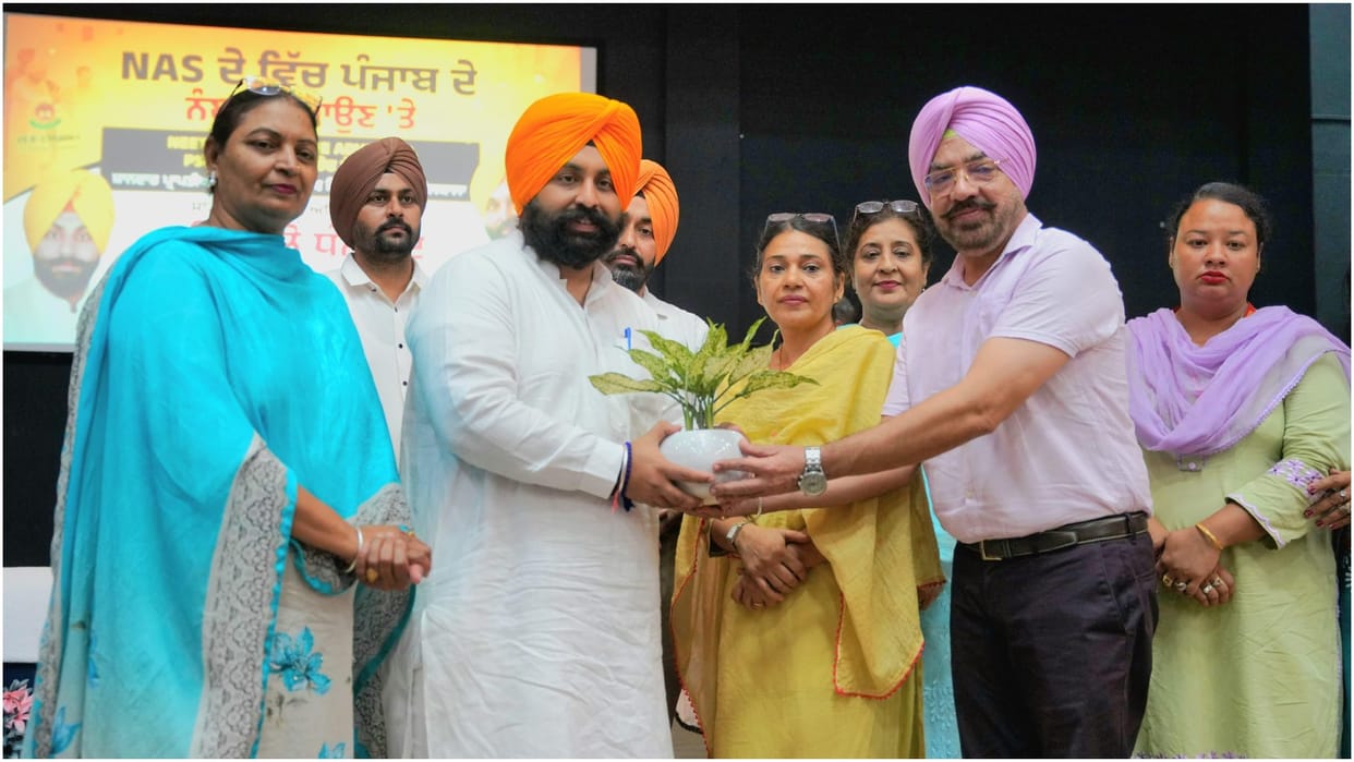 Punjab: Education Minister Harjot Singh Bains interacted with teachers discussion on raising quality