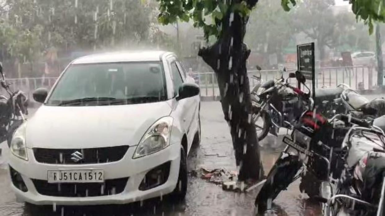 Rajasthan Monsoon Update: Heavy Rain Alert in Several Districts Including Jhalawar, Continuous Rain in Jaipur