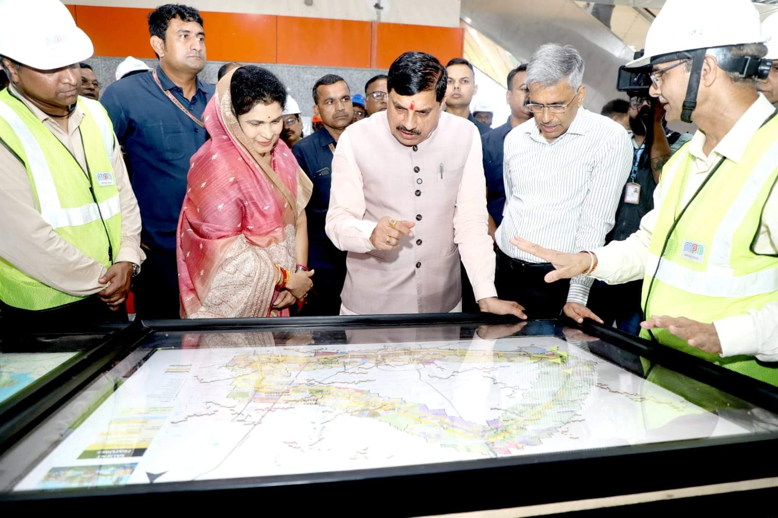 MP News: CM Dr. Mohan Yadav inspected the work of Bhopal Metro, PM can inaugurate it in October