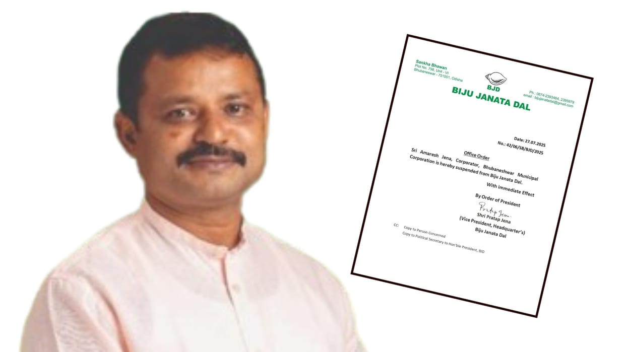 Odisha heinous crime accused BJD councilor Amaresh Jena five associates arrested suspended by party