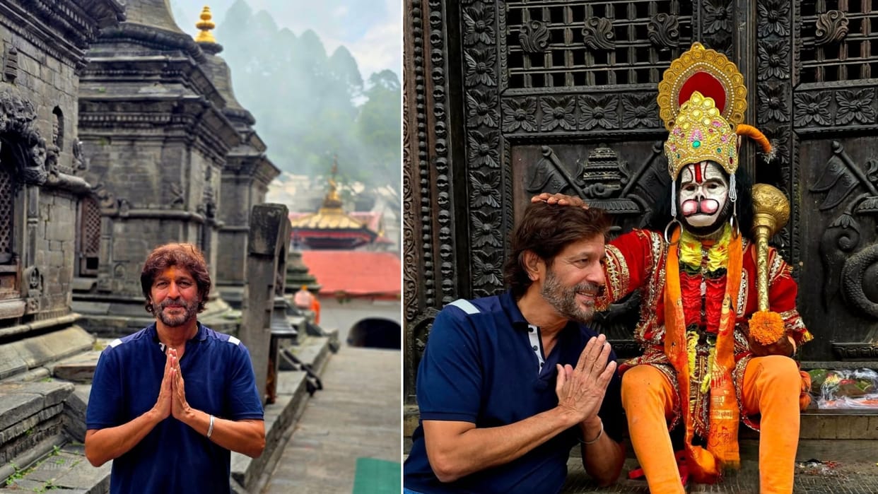 Chunky Panday visits Nepal Pashupatinath Temple during Shravan share photos says So blessed to get a Darshan