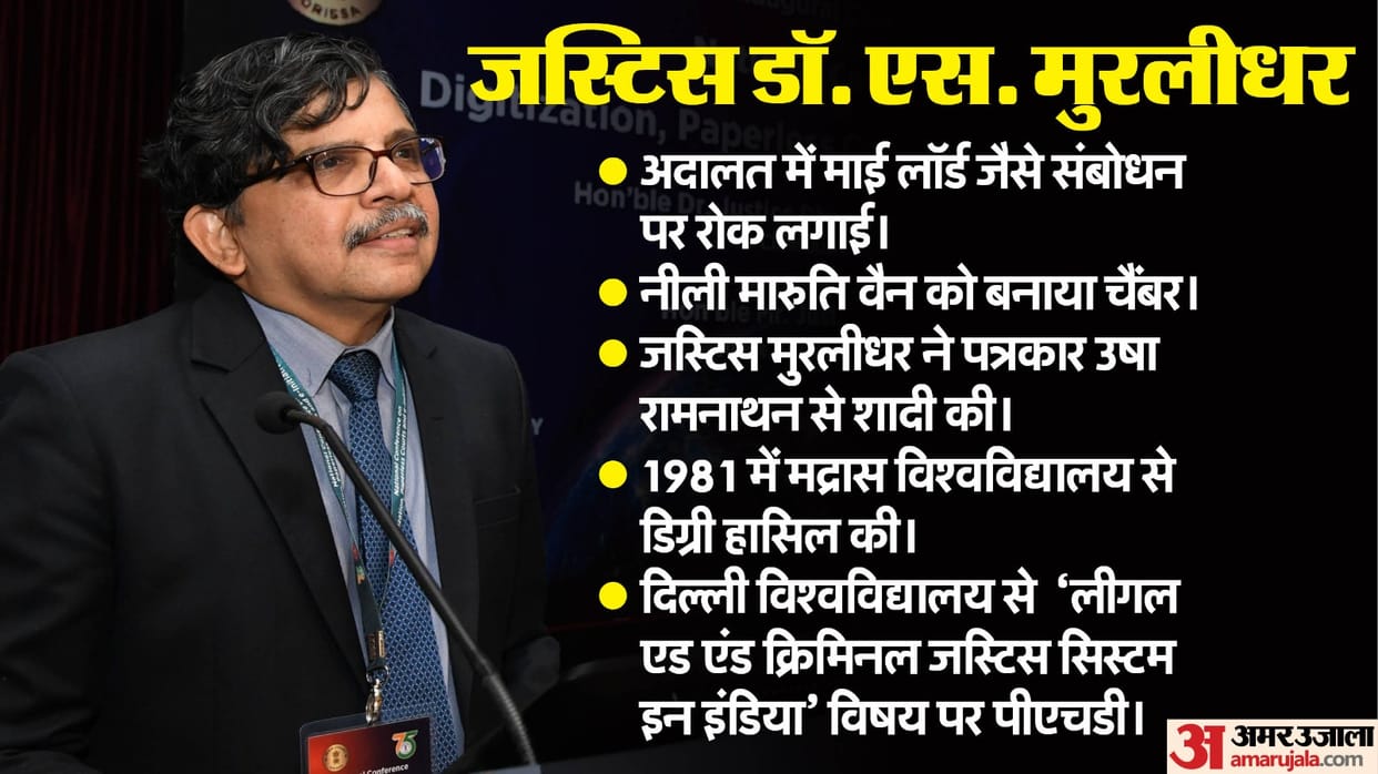 Justice S Muralidhar Criminal law expert Chamber in blue Maruti van midnight court during 2020 Delhi riots