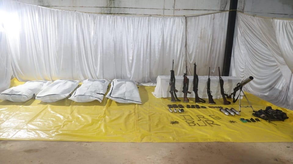 Killed Naxalites identified Four Maoists carrying a bounty of Rs 17 lakh including two female Naxalites killed