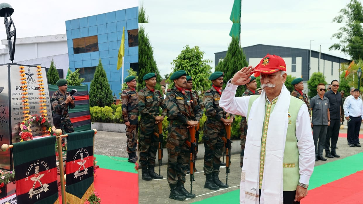 Governor KT Parnaik paid tribute to martyrs on occasion of Kargil Vijay Diwas in Namsai Arunachal Pradesh