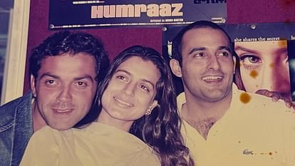 Ameesha Patel share throwback pic with Humraaz Co Stars Bobby Deol Akshaye khanna