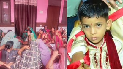 मृतक बच्चे के परिवार में पसरा मातम