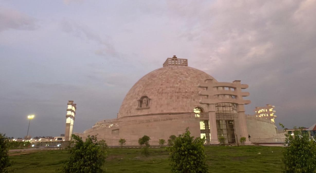 Bihar: Buddha Samyak Darshan Museum cum Memorial Stupa inaugurated in Vaishali, Buddhist monk Nitish Kumar