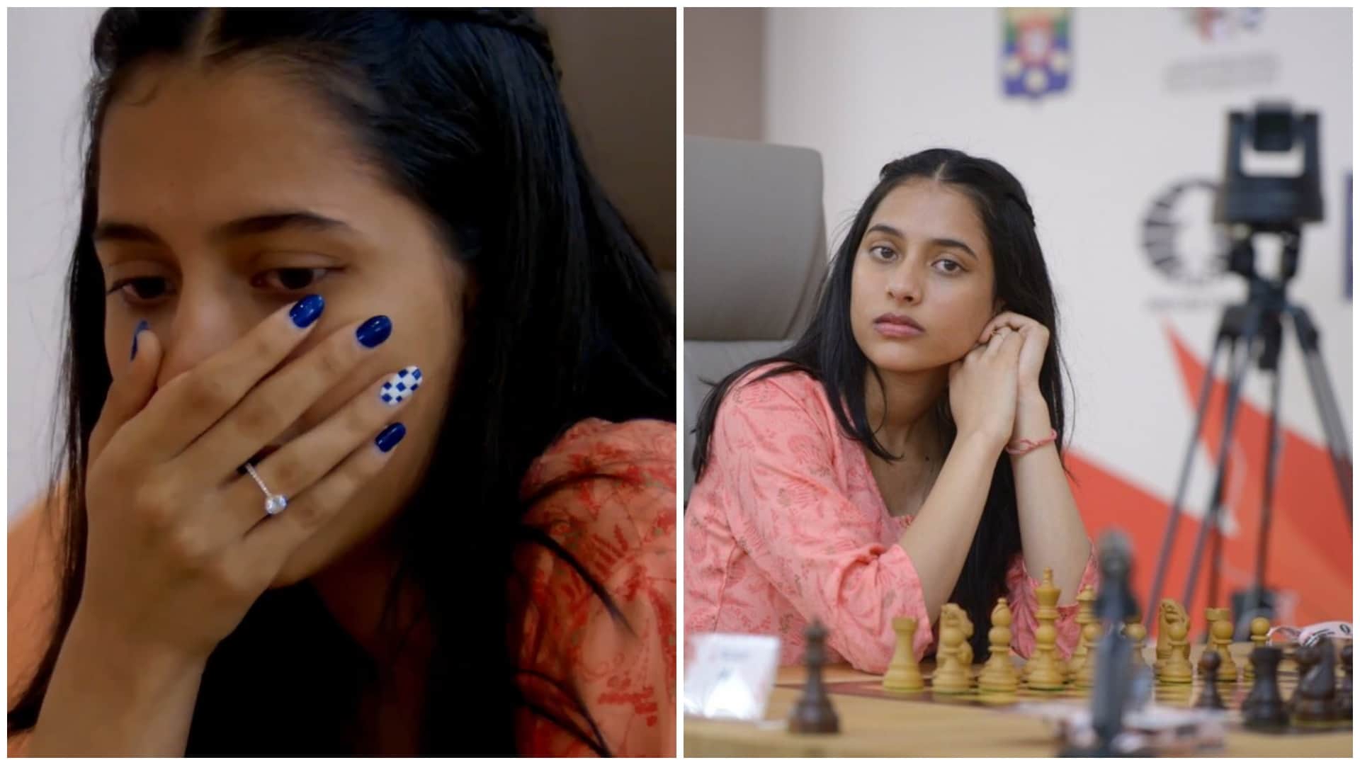 Divya Deshmukh in tears becoming first Indian woman to win FIDE Womens Chess World Cup vs Koneru Humpy
