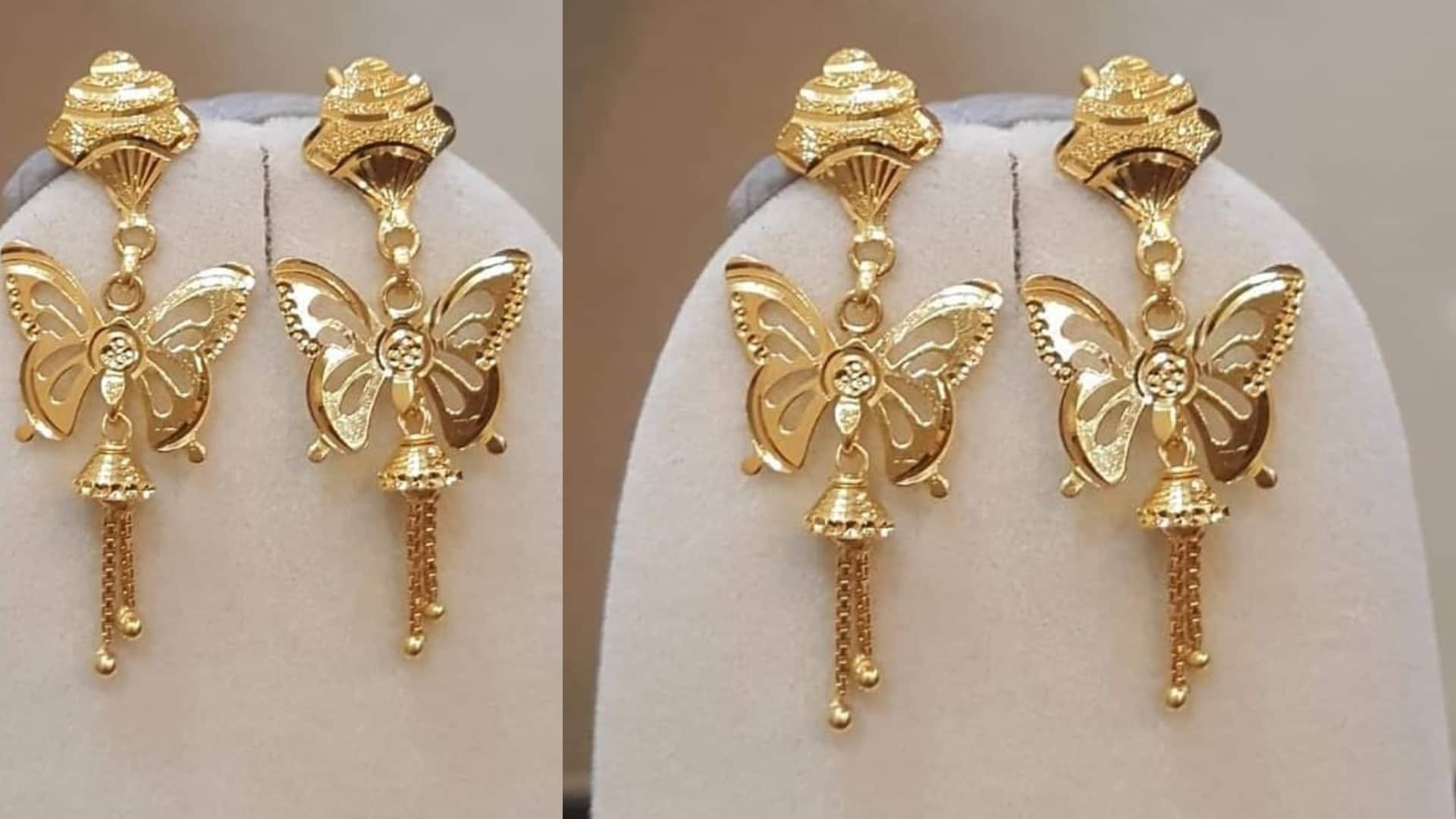 gold earrings designs 2025 latest design of gold earrings for daily use