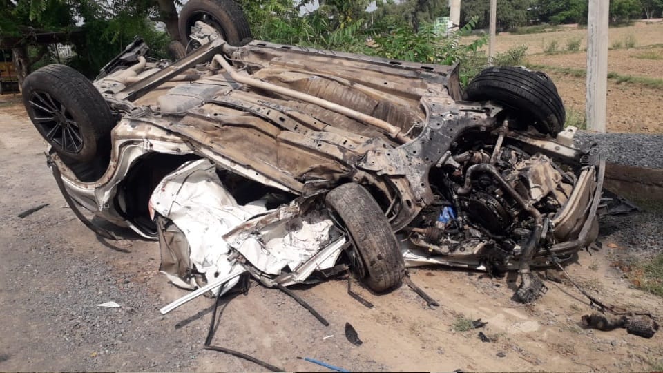 accident in hisar four died
