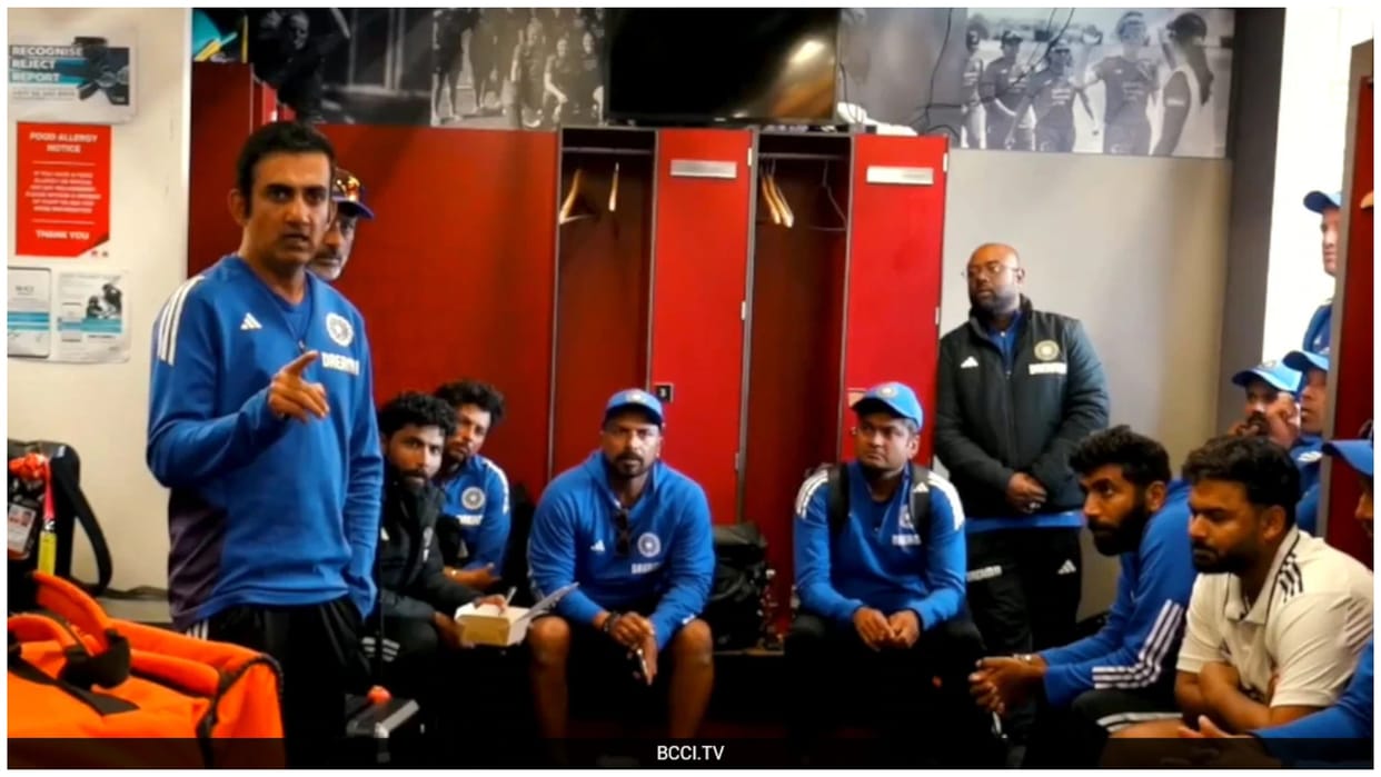 IND vs ENG: Gautam Gambhir, Team India Dressing Room Tribute To Rishabh Pant In Manchester; Watch Video