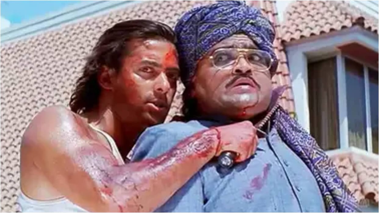 Ashok Saraf shares terrifying incident of shooting with salman khan in Jaagruti film revealed real knife used