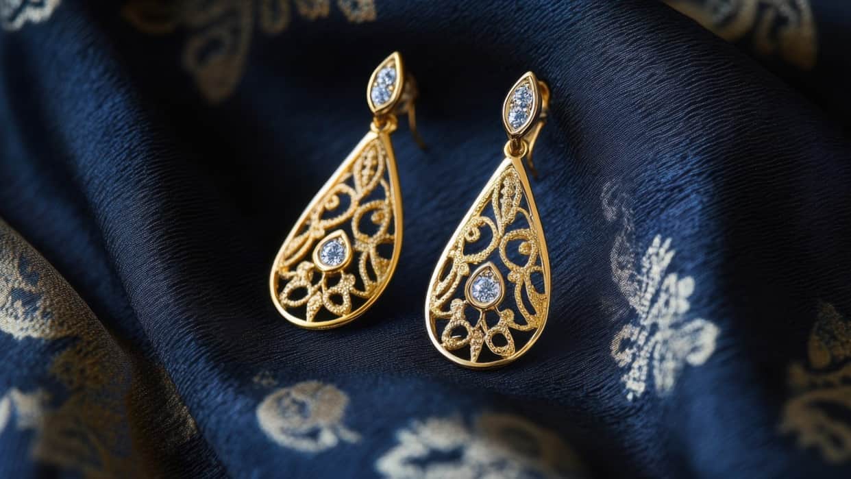 gold earrings designs 2025 latest design of gold earrings for daily use