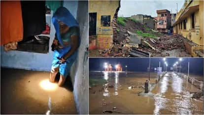 Mandasaur: Rivers and streams overflowing due to torrential rains water entered houses school walls collapsed