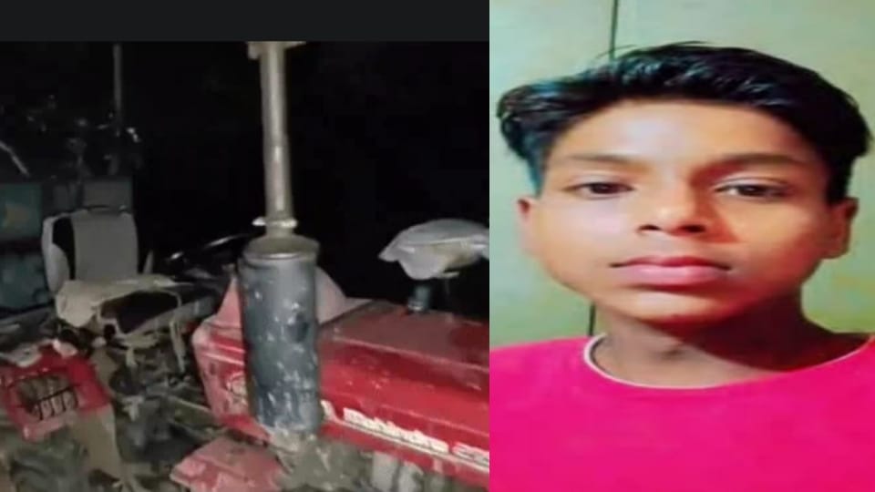14-year-old boy dies after being hit by a trolley uncle injured in faridabad