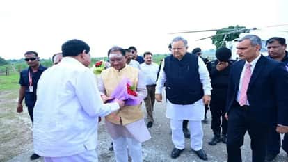 CM Sai visit to Bemetara Gifted development works worth 102 crore 67 lakh program held in Nagar Panchayat Dadh