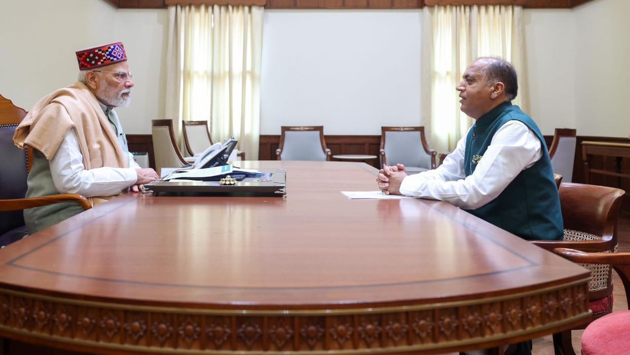 Jairam Thakur met PM Modi informed about the losses demanded area specific package