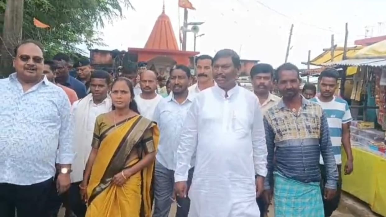 Jharkhand: Former Chief Minister Arjun Munda reached Dalaikela