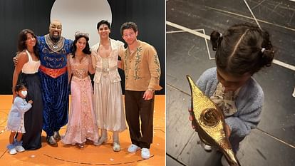 priyanka chopra share aladdin show photos with nick jonas and daughter malti marie says It was so magical