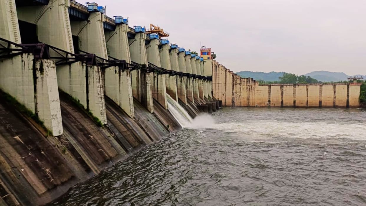 Rihand Dam gates opened in July after 24 years Obra Dam gates were also opened water level increased